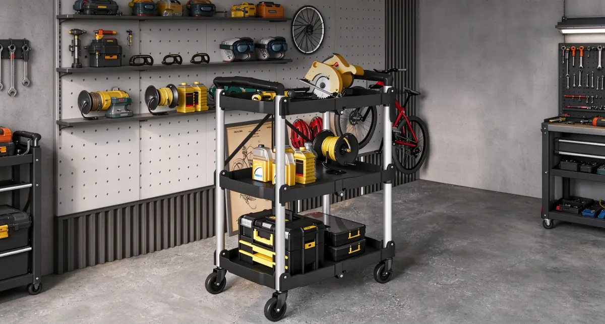 3 tier cart organizer for tools and small parts