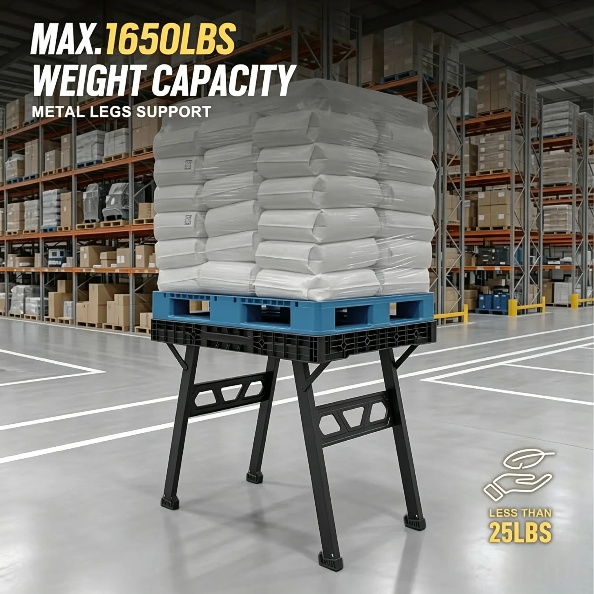 750kg heavy duty workbench load capacity test