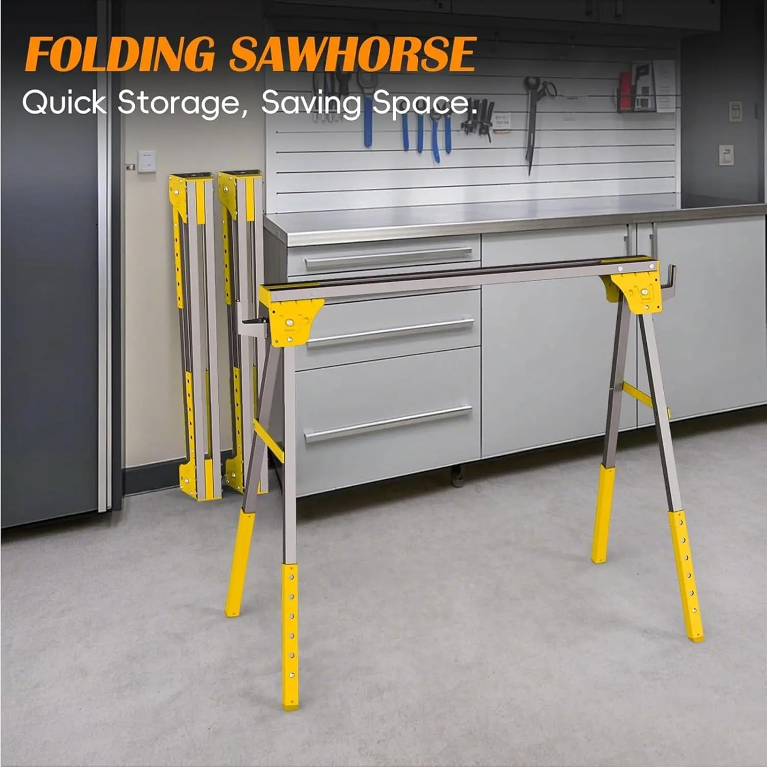 Folding sawhorse quality standards for professional applications