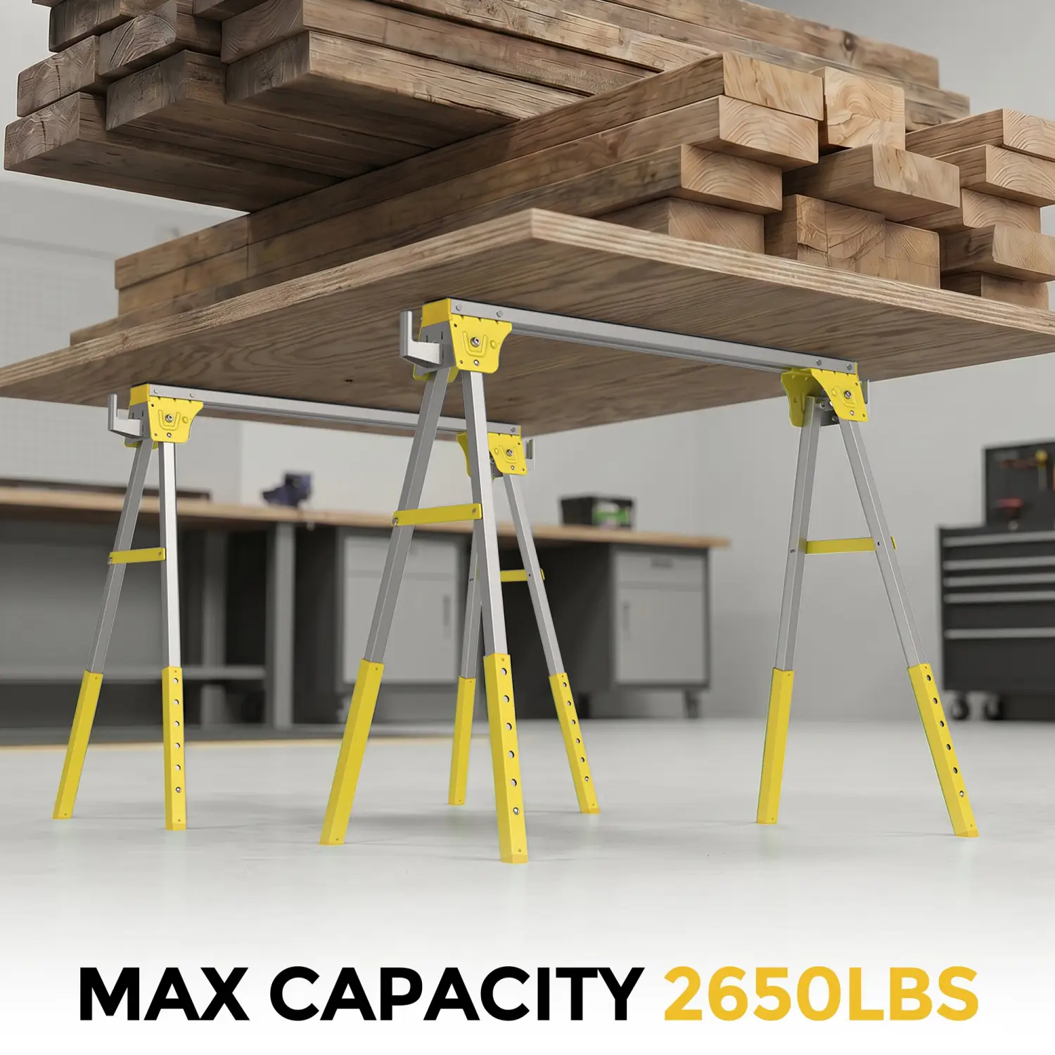folding sawhorse load capacity testing