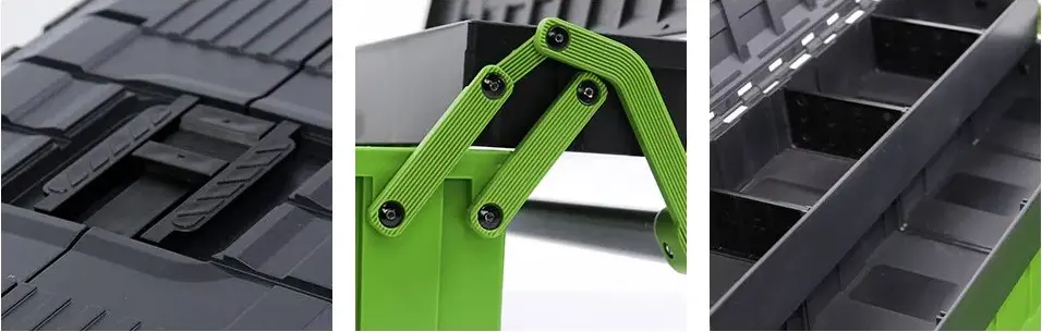 ABS PA plastic toolbox molded components