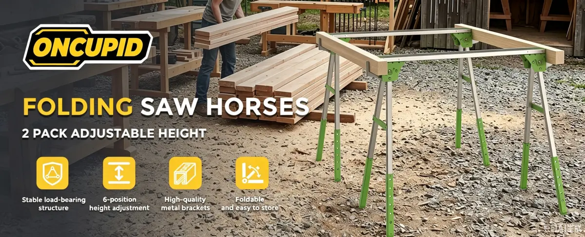 folding sawhorse compact folding design