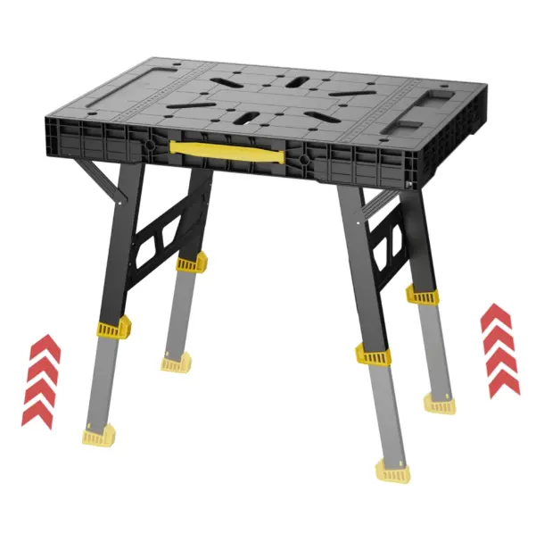 height adjustable portable folding workbench