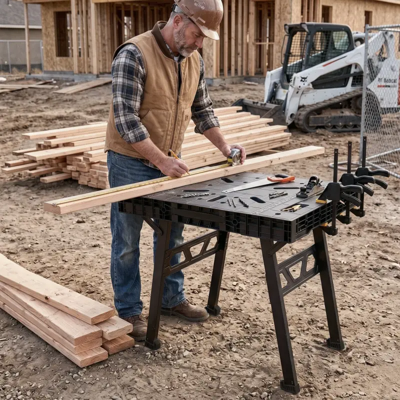 Folding workbench design for professional buyers
