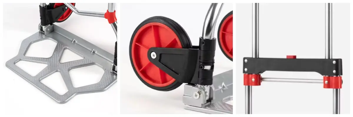 TPU PA iron lightweight folding hand truck