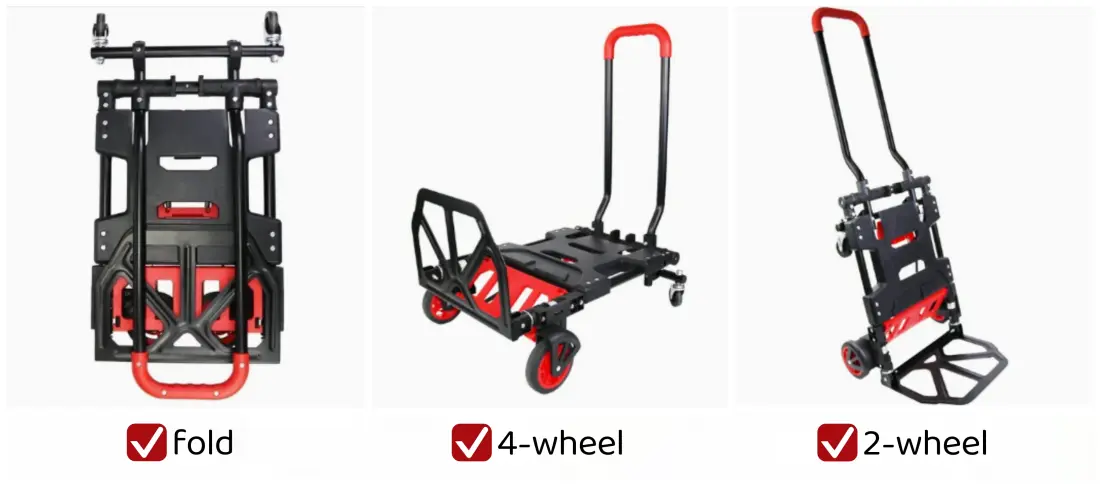 convertible hand truck product versatility diagram