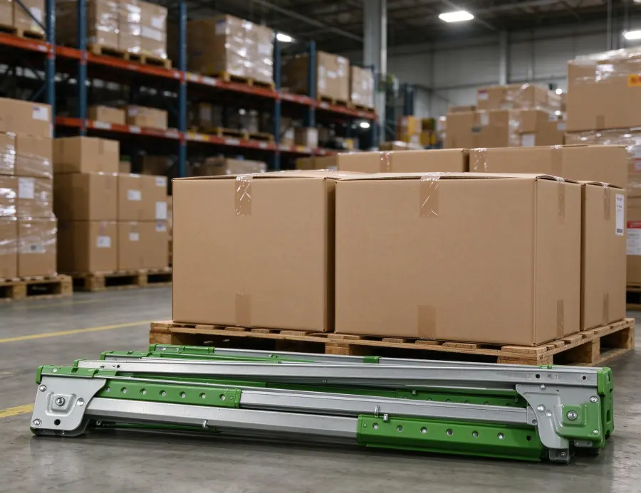 folding sawhorses packed for bulk shipment