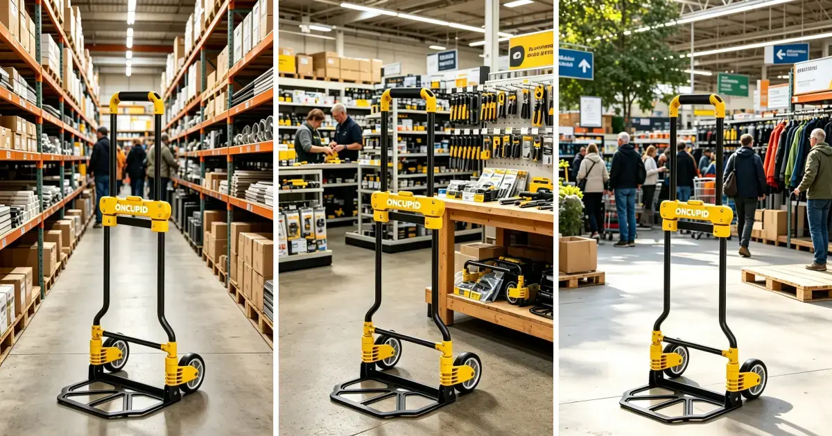 lightweight folding hand truck retail product positioning