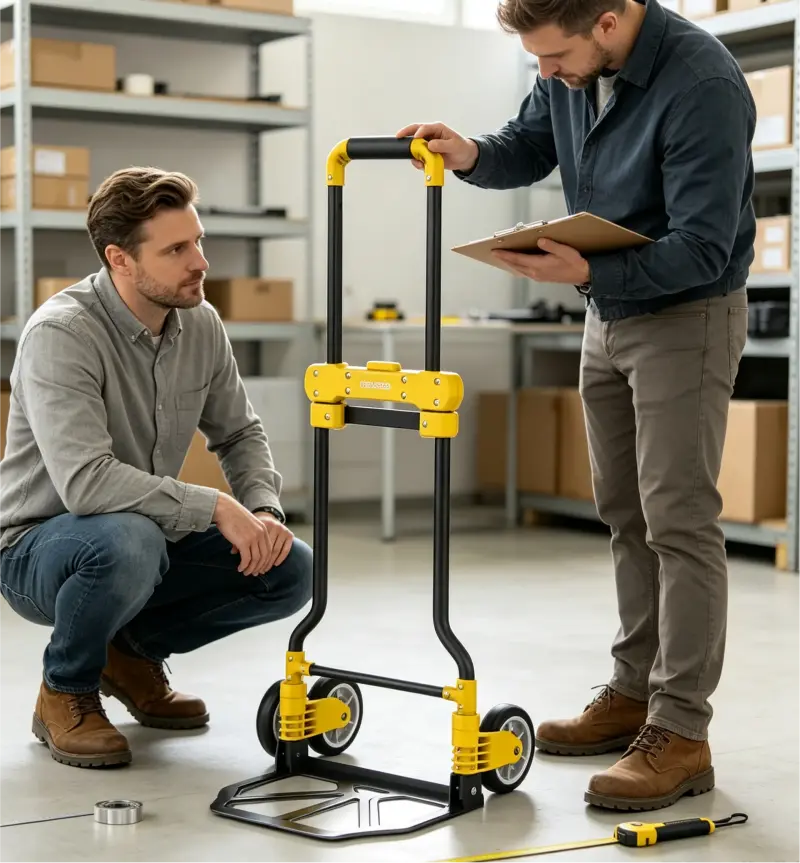 lightweight folding hand truck supplier sample evaluation