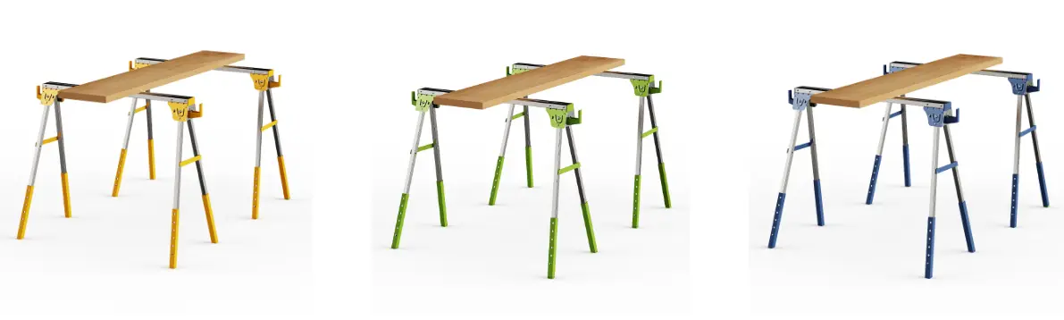 private label and customized folding sawhorse options