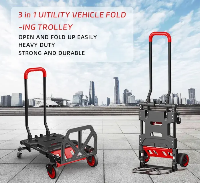 two wheel hand truck and four wheel cart configurations