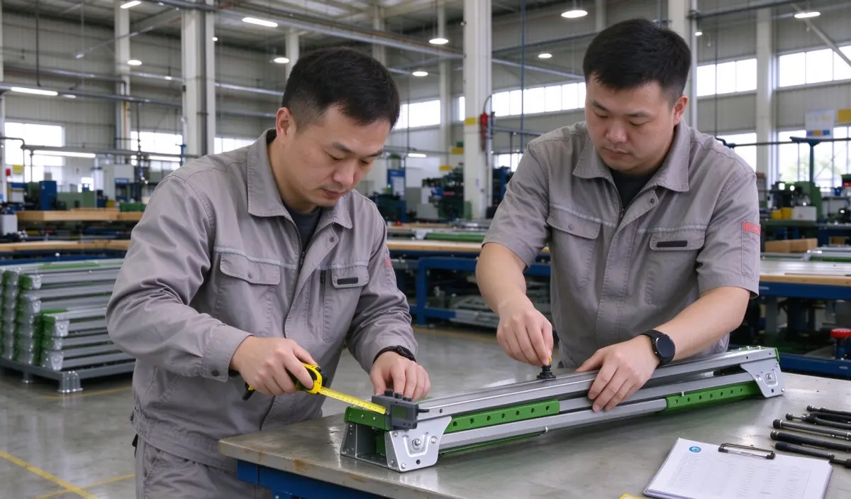 Quality inspection of folding sawhorse components and finished products
