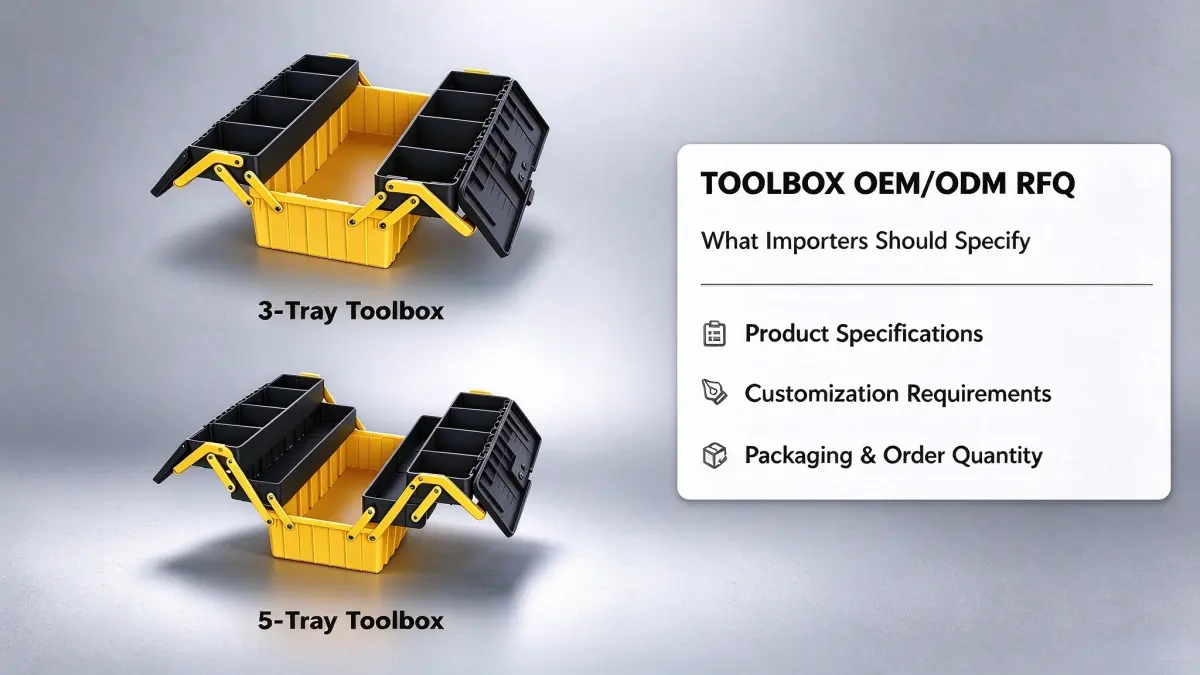 Toolbox OEM ODM RFQ checklist for importers preparing a bulk order