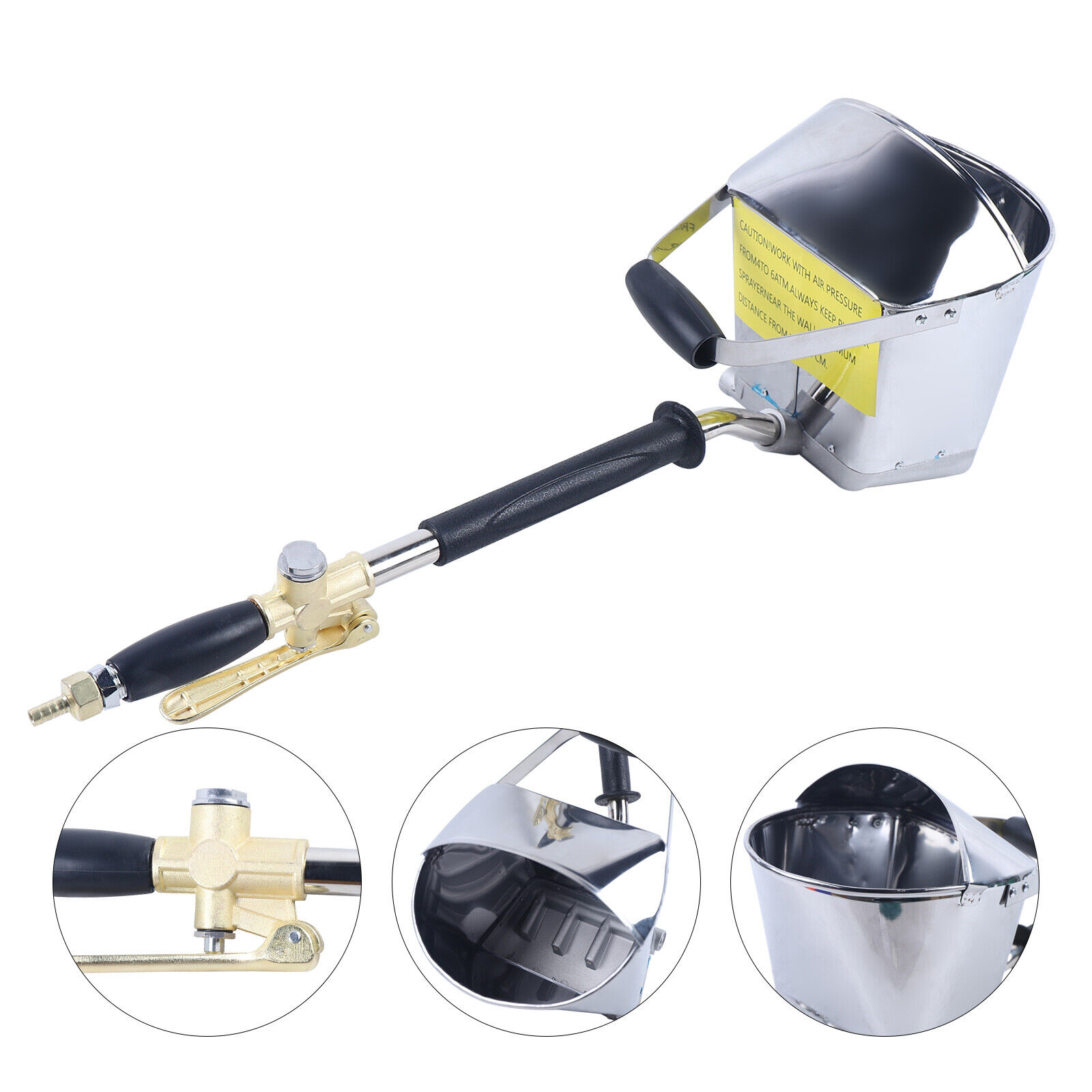 High Quality Cement Spray Gun Plaster Hopper Spray Gun