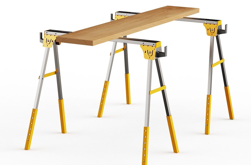 Height Adjustable Sawhorse High Quality Woodworking Sawhorse