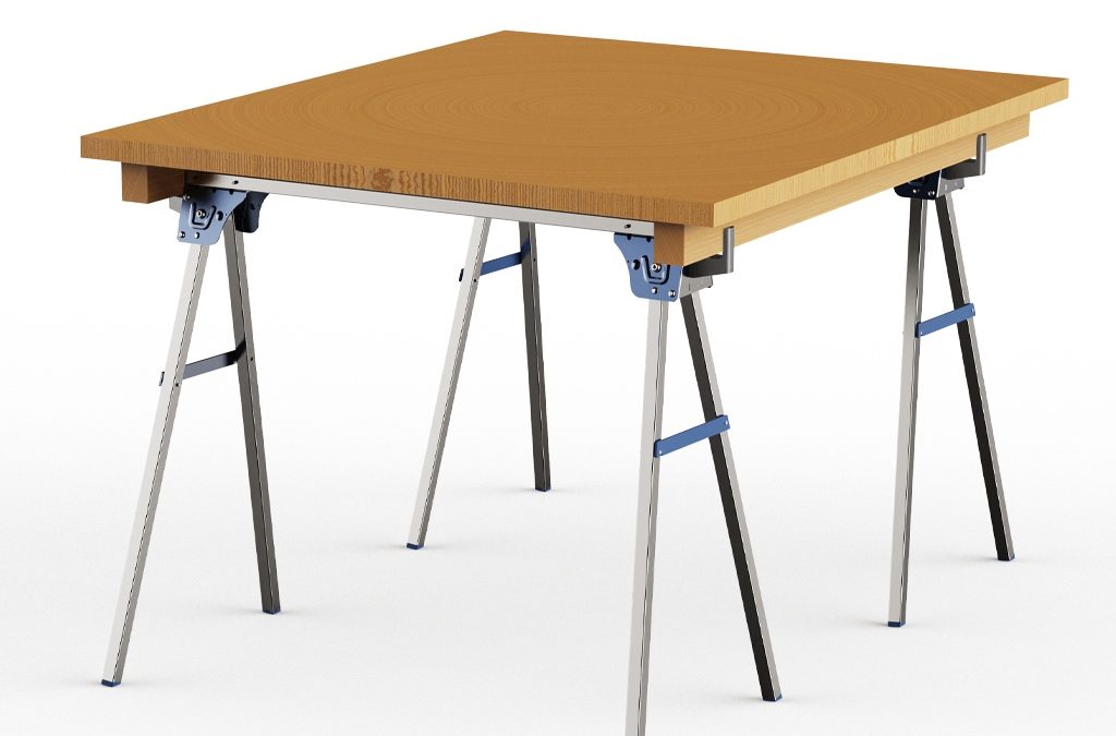 Foldable Sawhorse for Easy Wood Log Cutting