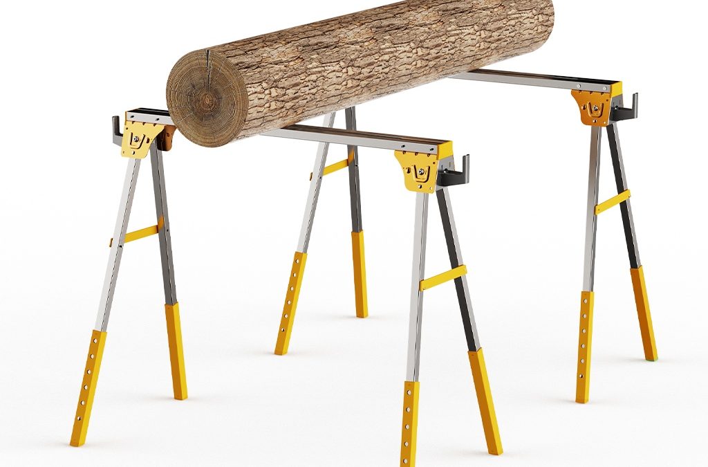 Woodworking Folding Sawhorse With Excellent Craftsmanship