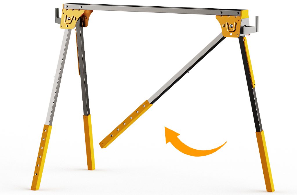 Folding Sawhorse Operation: The Excellent Illustration Video